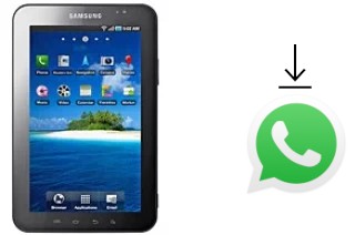 So installieren Sie WhatsApp auf einem Samsung P1000 Galaxy Tab