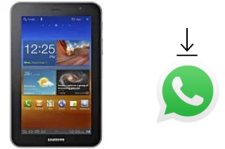 So installieren Sie WhatsApp auf einem Samsung P6200 Galaxy Tab 7.0 Plus