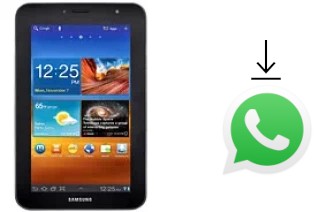 So installieren Sie WhatsApp auf einem Samsung P6210 Galaxy Tab 7.0 Plus