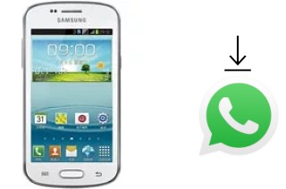 So installieren Sie WhatsApp auf einem Samsung Galaxy Trend II Duos S7572