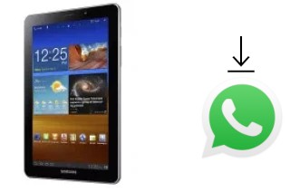 So installieren Sie WhatsApp auf einem Samsung P6800 Galaxy Tab 7.7