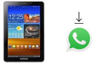 So installieren Sie WhatsApp auf einem Samsung P6810 Galaxy Tab 7.7