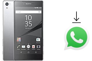 So installieren Sie WhatsApp auf einem Sony Xperia Z5 Premium Dual