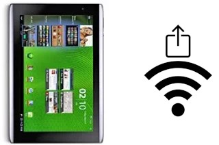 So generieren Sie einen QR-Code mit dem Wifi-Passwort auf einem Acer Iconia Tab A500