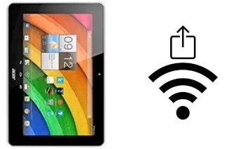 So generieren Sie einen QR-Code mit dem Wifi-Passwort auf einem Acer Iconia Tab A3