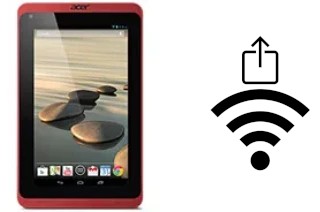 So generieren Sie einen QR-Code mit dem Wifi-Passwort auf einem Acer Iconia B1-721