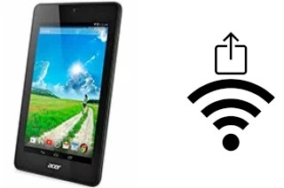 So generieren Sie einen QR-Code mit dem Wifi-Passwort auf einem Acer Iconia One 7 B1-730