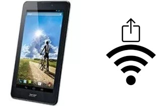 So generieren Sie einen QR-Code mit dem Wifi-Passwort auf einem Acer Iconia Tab 7 A1-713HD