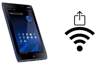 So generieren Sie einen QR-Code mit dem Wifi-Passwort auf einem Acer Iconia Tab A100