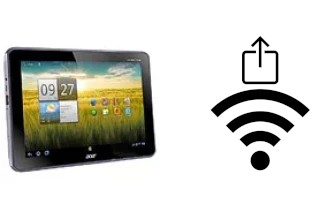 So generieren Sie einen QR-Code mit dem Wifi-Passwort auf einem Acer Iconia Tab A700