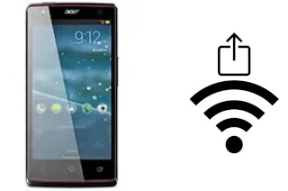 So generieren Sie einen QR-Code mit dem Wifi-Passwort auf einem Acer Liquid E3