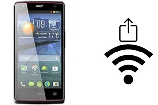 So generieren Sie einen QR-Code mit dem Wifi-Passwort auf einem Acer Liquid E3 Duo Plus