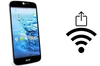 So generieren Sie einen QR-Code mit dem Wifi-Passwort auf einem Acer Liquid Jade Z