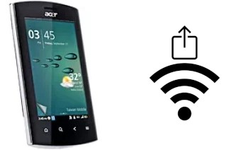 So generieren Sie einen QR-Code mit dem Wifi-Passwort auf einem Acer Liquid mt