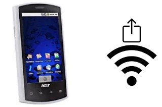 So generieren Sie einen QR-Code mit dem Wifi-Passwort auf einem Acer Liquid