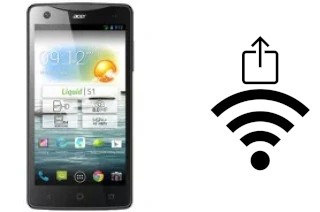 So generieren Sie einen QR-Code mit dem Wifi-Passwort auf einem Acer Liquid S1