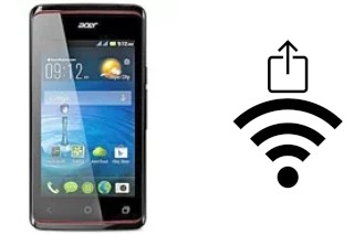 So generieren Sie einen QR-Code mit dem Wifi-Passwort auf einem Acer Liquid Z200