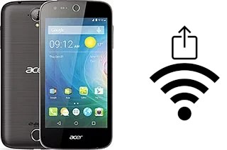 So generieren Sie einen QR-Code mit dem Wifi-Passwort auf einem Acer Liquid Z330