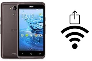 So generieren Sie einen QR-Code mit dem Wifi-Passwort auf einem Acer Liquid Z410