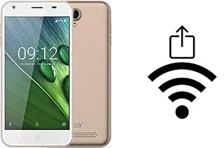 So generieren Sie einen QR-Code mit dem Wifi-Passwort auf einem Acer Liquid Z6