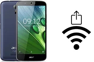 So generieren Sie einen QR-Code mit dem Wifi-Passwort auf einem Acer Liquid Zest Plus