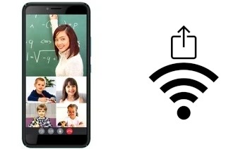 So generieren Sie einen QR-Code mit dem Wifi-Passwort auf einem Advan NasaPlus School Hero