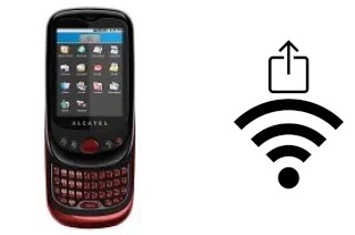 So generieren Sie einen QR-Code mit dem Wifi-Passwort auf einem alcatel OT-980