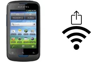 So generieren Sie einen QR-Code mit dem Wifi-Passwort auf einem alcatel OT-988 Shockwave