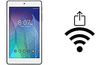 So generieren Sie einen QR-Code mit dem Wifi-Passwort auf einem alcatel POP 7 LTE