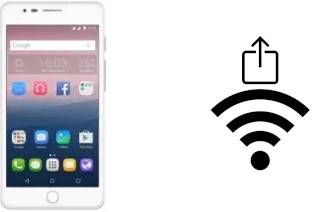 So generieren Sie einen QR-Code mit dem Wifi-Passwort auf einem Alcatel OneTouch Pop Up