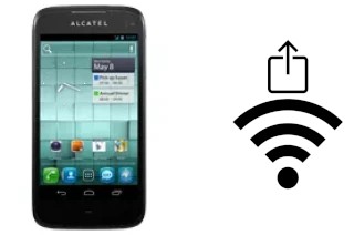 So generieren Sie einen QR-Code mit dem Wifi-Passwort auf einem alcatel OT-997