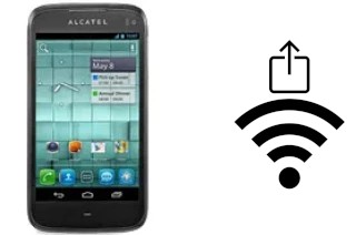 So generieren Sie einen QR-Code mit dem Wifi-Passwort auf einem alcatel OT-997D