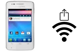 So generieren Sie einen QR-Code mit dem Wifi-Passwort auf einem alcatel One Touch S'Pop