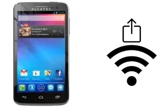 So generieren Sie einen QR-Code mit dem Wifi-Passwort auf einem alcatel One Touch X'Pop