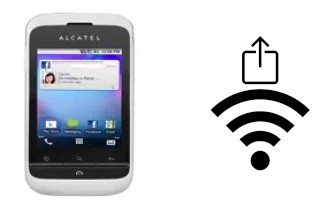 So generieren Sie einen QR-Code mit dem Wifi-Passwort auf einem alcatel OT-903