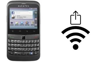 So generieren Sie einen QR-Code mit dem Wifi-Passwort auf einem alcatel OT-916