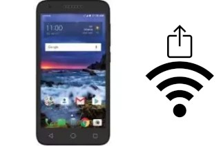 So generieren Sie einen QR-Code mit dem Wifi-Passwort auf einem Alcatel Verso