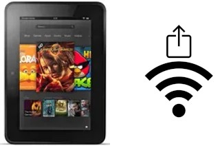 So generieren Sie einen QR-Code mit dem Wifi-Passwort auf einem Amazon Kindle Fire HD