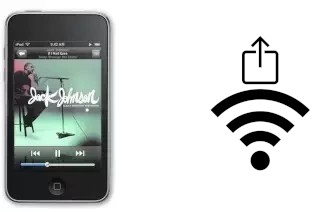 So teilen Sie das Wifi-Passwort von einem Apple iPod touch 2nd generation ohne es einzugeben