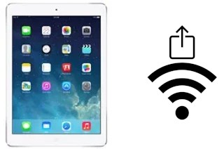 So teilen Sie das Wifi-Passwort von einem Apple iPad Air ohne es einzugeben