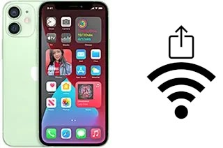 So teilen Sie das Wifi-Passwort von einem Apple iPhone 12 mini ohne es einzugeben