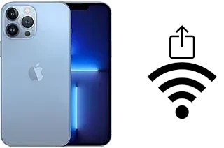 So teilen Sie das Wifi-Passwort von einem Apple iPhone 13 Pro Max ohne es einzugeben