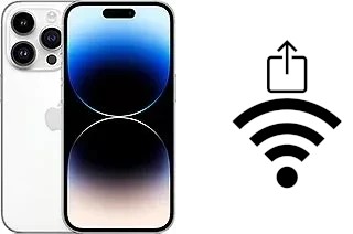 So teilen Sie das Wifi-Passwort von einem Apple iPhone 14 Pro ohne es einzugeben