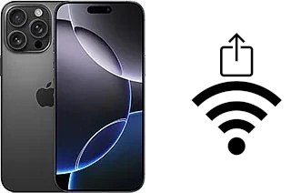 So teilen Sie das Wifi-Passwort von einem Apple iPhone 16 Pro Max ohne es einzugeben