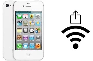 So teilen Sie das Wifi-Passwort von einem Apple iPhone 4s ohne es einzugeben