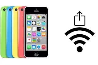 So teilen Sie das Wifi-Passwort von einem Apple iPhone 5c ohne es einzugeben