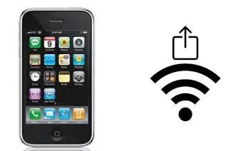 So teilen Sie das Wifi-Passwort von einem Apple iPhone 3G ohne es einzugeben