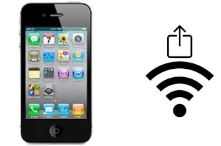 So teilen Sie das Wifi-Passwort von einem Apple iPhone 4 CDMA ohne es einzugeben