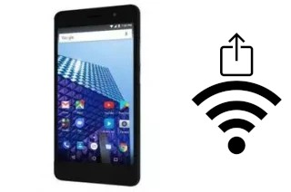 So generieren Sie einen QR-Code mit dem Wifi-Passwort auf einem Archos 40 Access