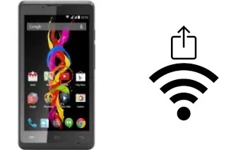 So generieren Sie einen QR-Code mit dem Wifi-Passwort auf einem Archos 40c Titanium